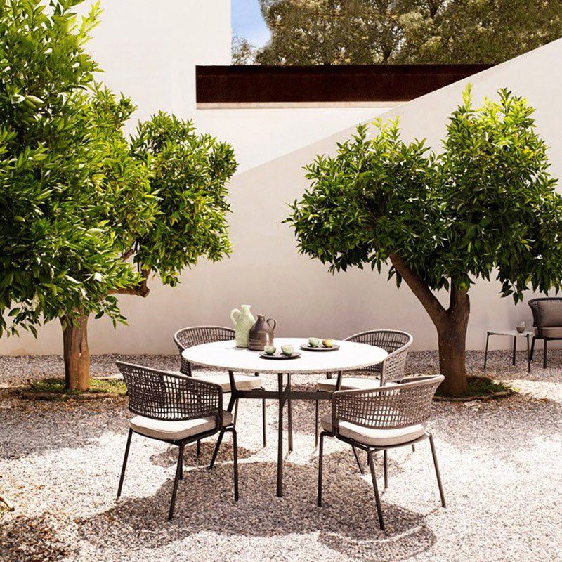 Contemporary Style 1/5/7/10 Pcs Dining Set Stoner Dining Table Set
