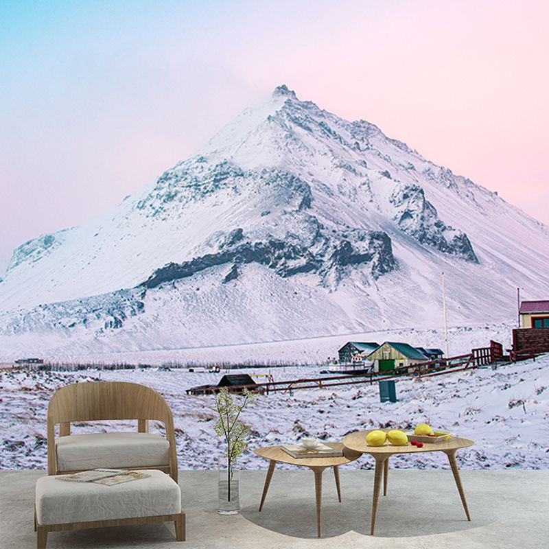 Modern Style Mural Wallpaper Majestic Mountains Photography Indoor Wall Mural