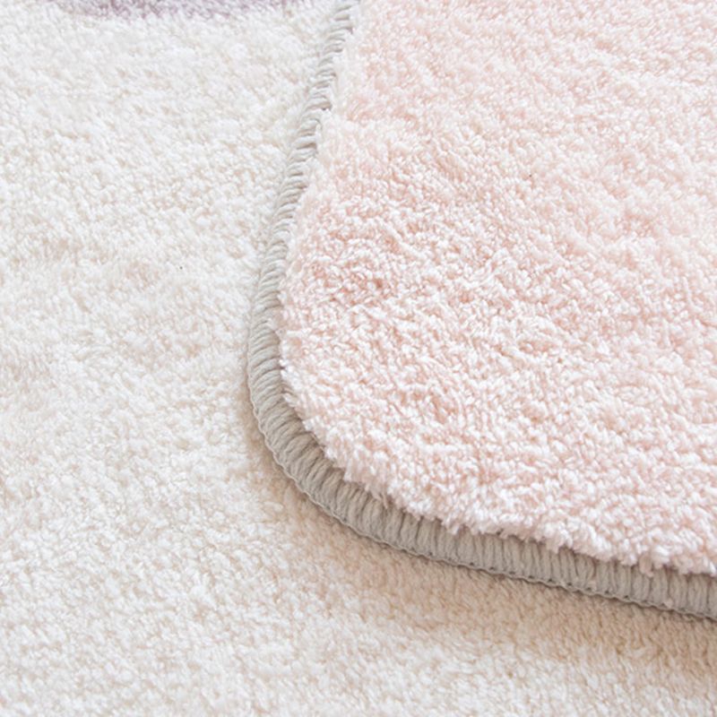 Modern Polyester Rug Creative Novelty Shape Carpet Stain Resistant Area Rug for Living Room