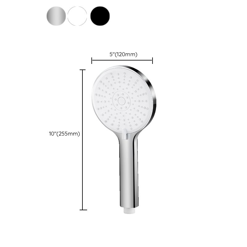 High Flow Handheld Shower Head 4-Spray Patterns Wall-Mount Showerhead