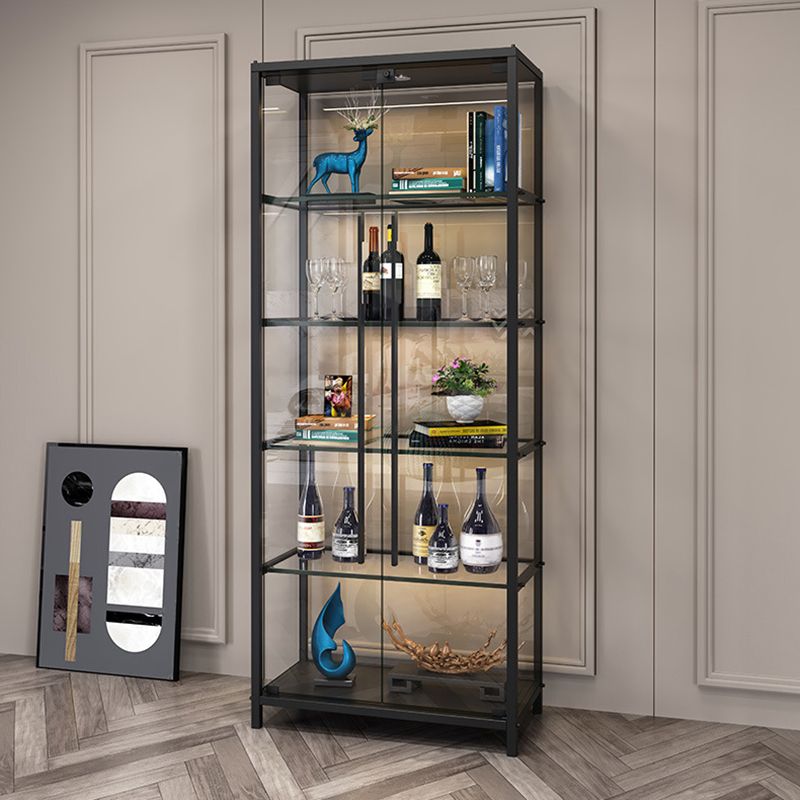 Luxury Floor Wine Bottle Rack Metal Bottle Holder for Living Room