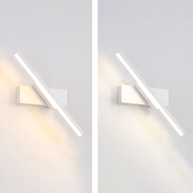 Modern Style Wall Mount Light Rotatable LED Wall Light with Silica Gel Shade for Bedroom