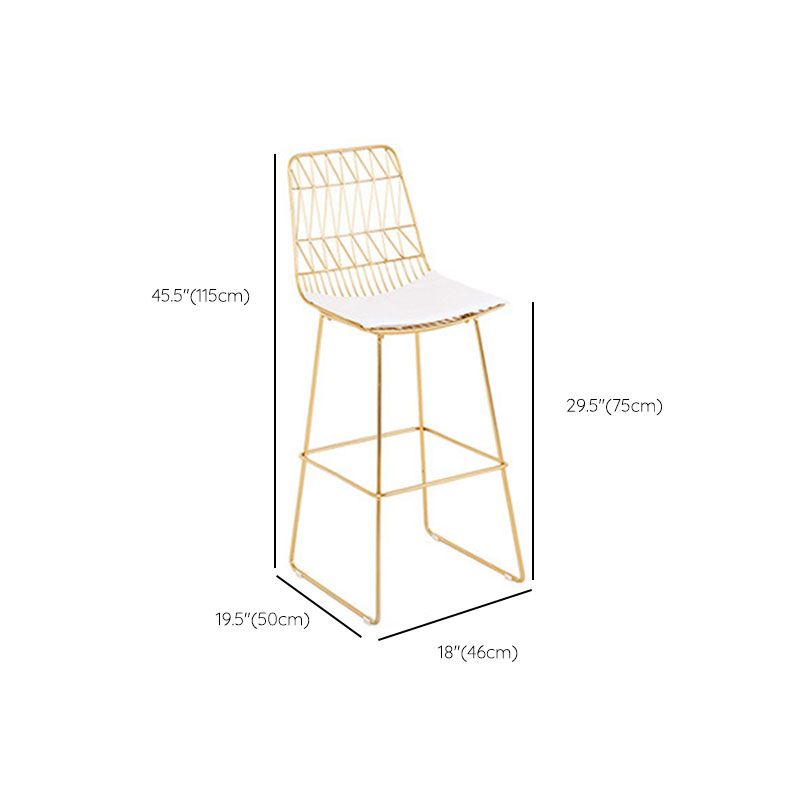 Glam Style Bar Table Set 1/3 Pieces Rectangle Bar Table with Upholstered Stools