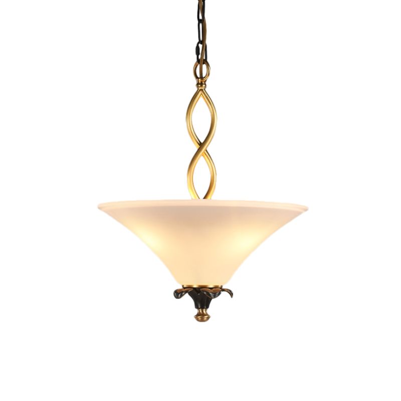 Apparecchio lampada da pranzo in campagna a 3 luci a ptendulum in campagna