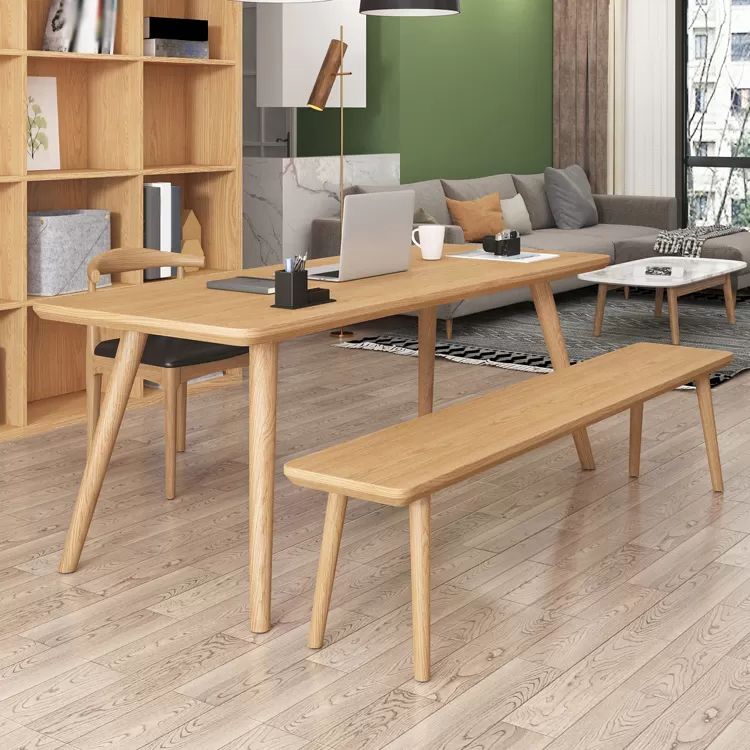 Modern 1/2/3/4/5/9 stukken houten dinerset eetmeubels set/aparte items