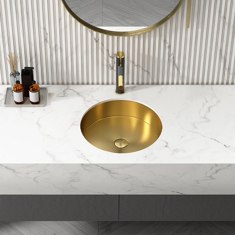 Round Bathroom Sink Modern Undermount Bathroom Sink with Faucet