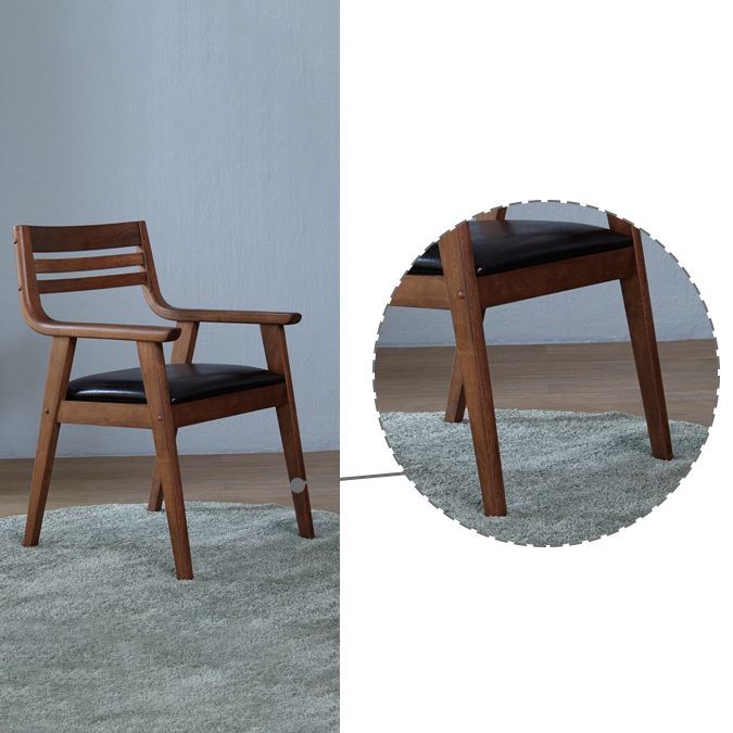 Traditional Solid Wood Dining Room Chair Ladder Back Side Chair for Home Use