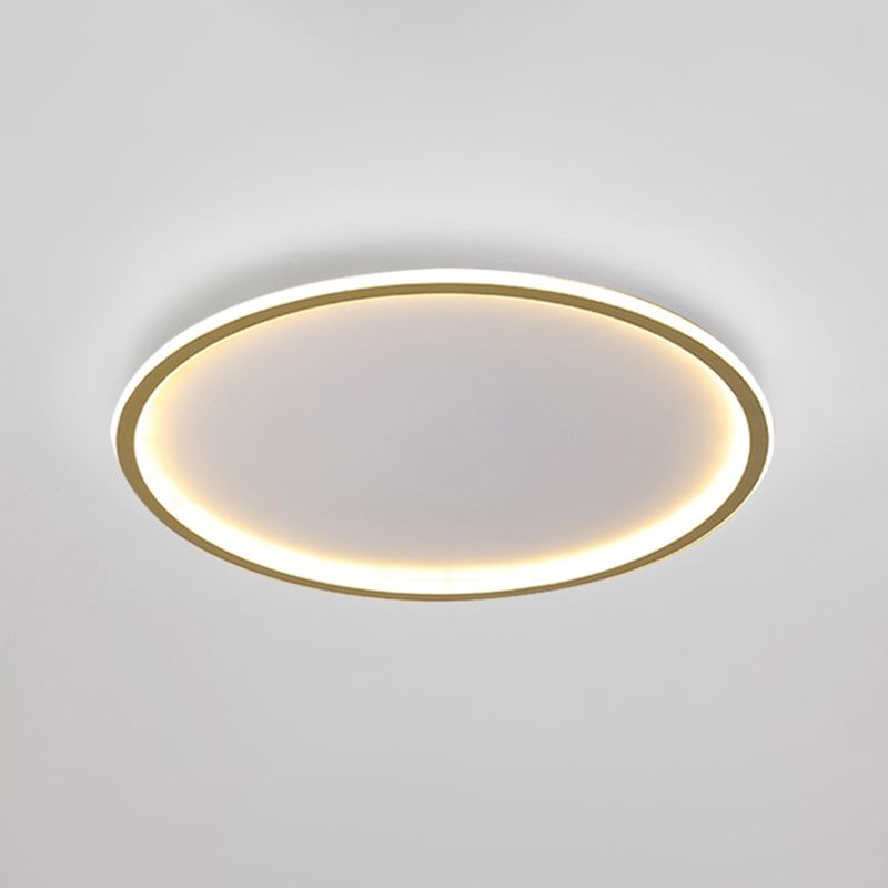 Zwart/Goud/Wit LED-plafondlamp Modern inbouwarmatuur