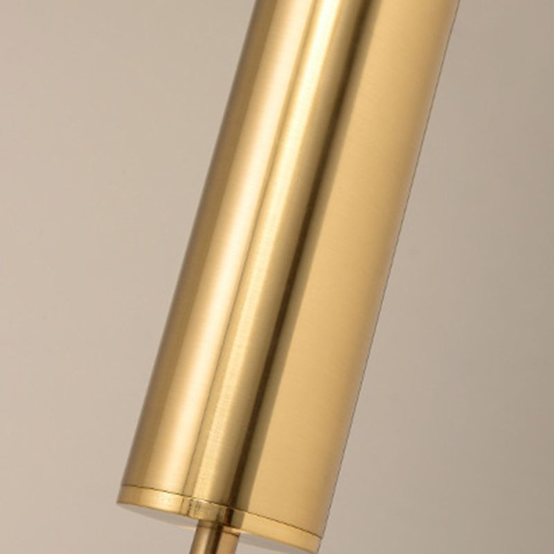 Lumière suspendue linéaire minimaliste Aménagement d'éclairage pendentif moderne pour le salon