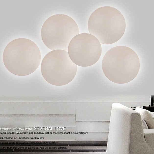 Apparecchi di illuminazione a parete per eclissi solare creativa per soggiorno per soggiorno per soggiorno