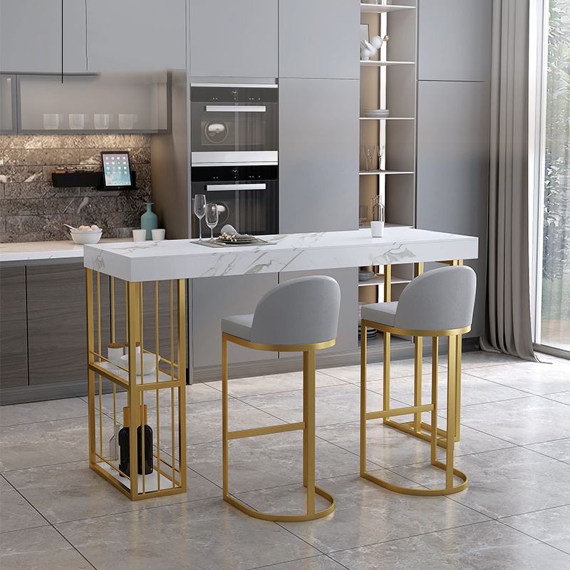 1/2/3 Pieces Pub Dining Set Industrial Rectangular Bar Pub Table Set