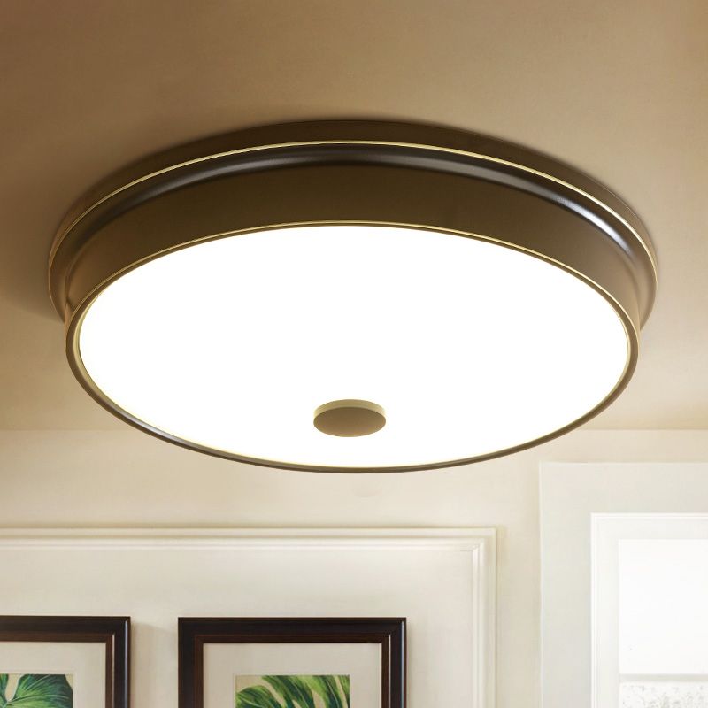 Modern Style Geometric Flush Mount Light Glass 1-Light Flush Ceiling Lights