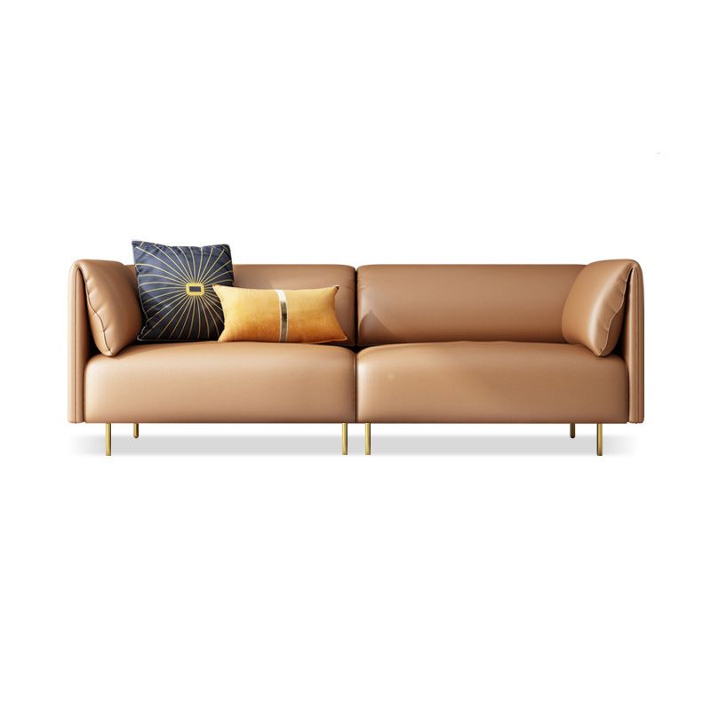 Kissen-Top Arm-Sofa Modernismus Kunstleder 28,35-Zoll hohes Sofa