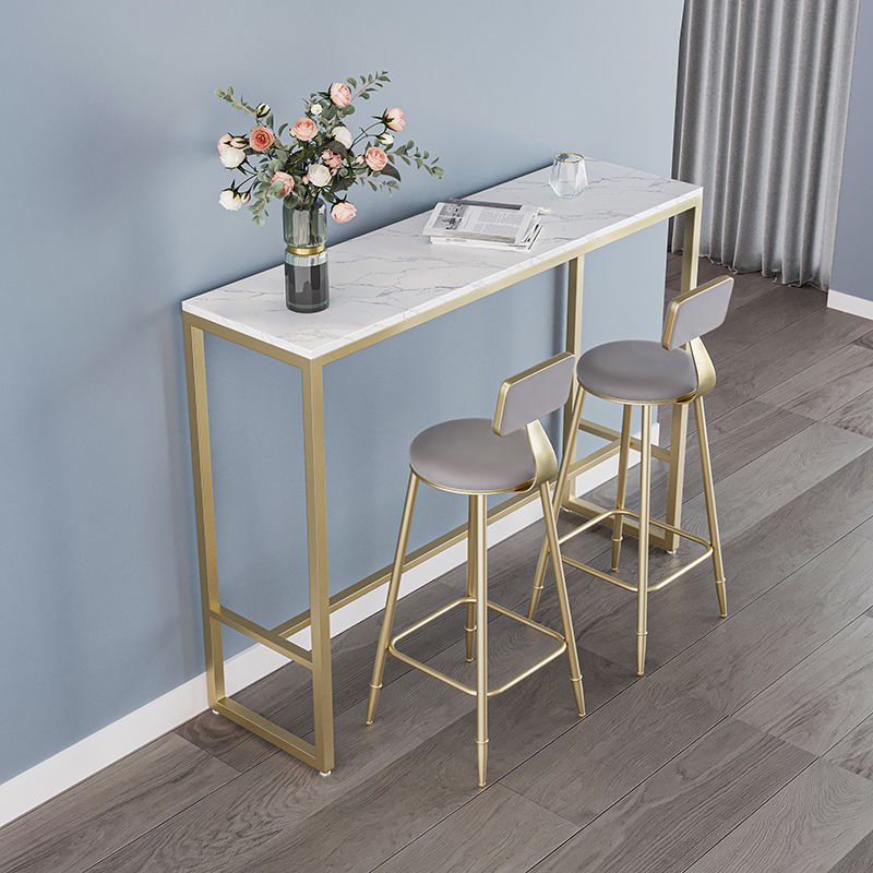 Industrial Rectangle Bar Table Set 1/3/4/5 Pieces Wood Counter Table