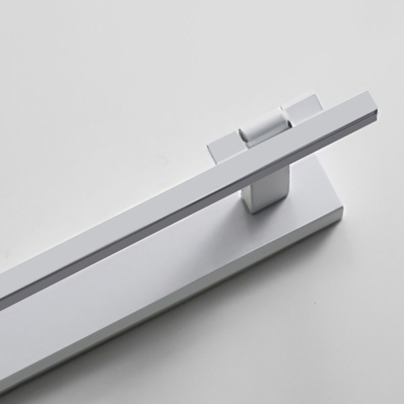 Minimalism Mirror Lamp Streamlined LED Wall Light Fixture for Bathroom