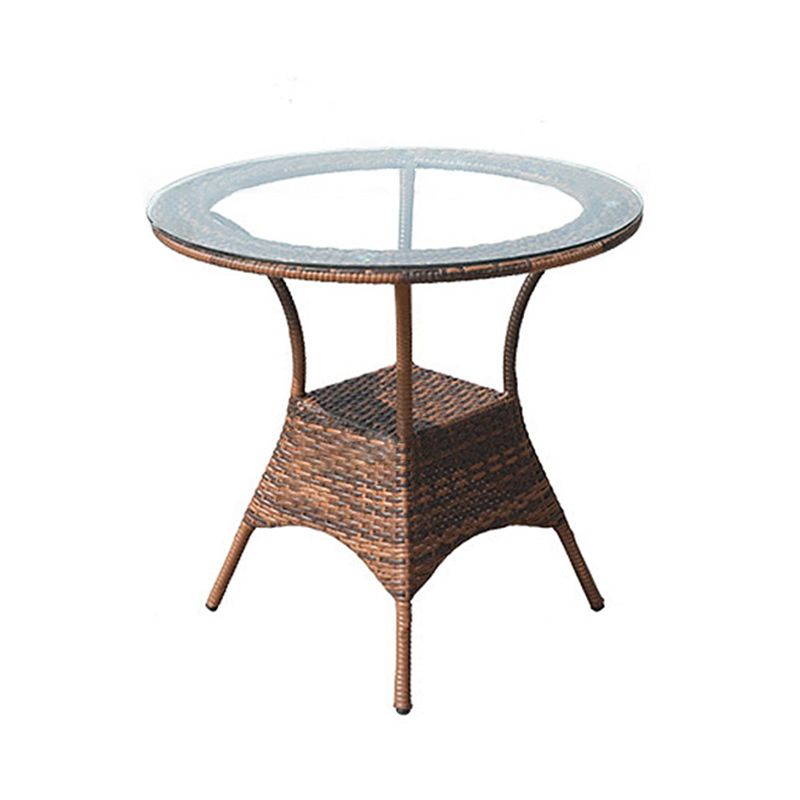 Modern Style 1/5 Pieces Dining Set PE Wicker Dining Table Set for Outdoor