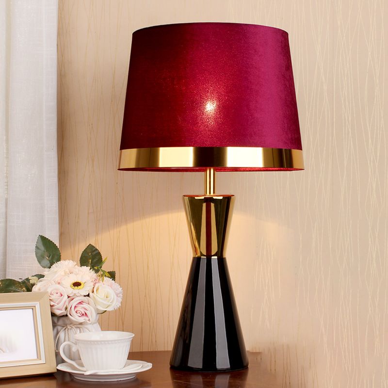 Contemporary Cone Table Lamp 1-Light Ceramics Table Light for Living Room