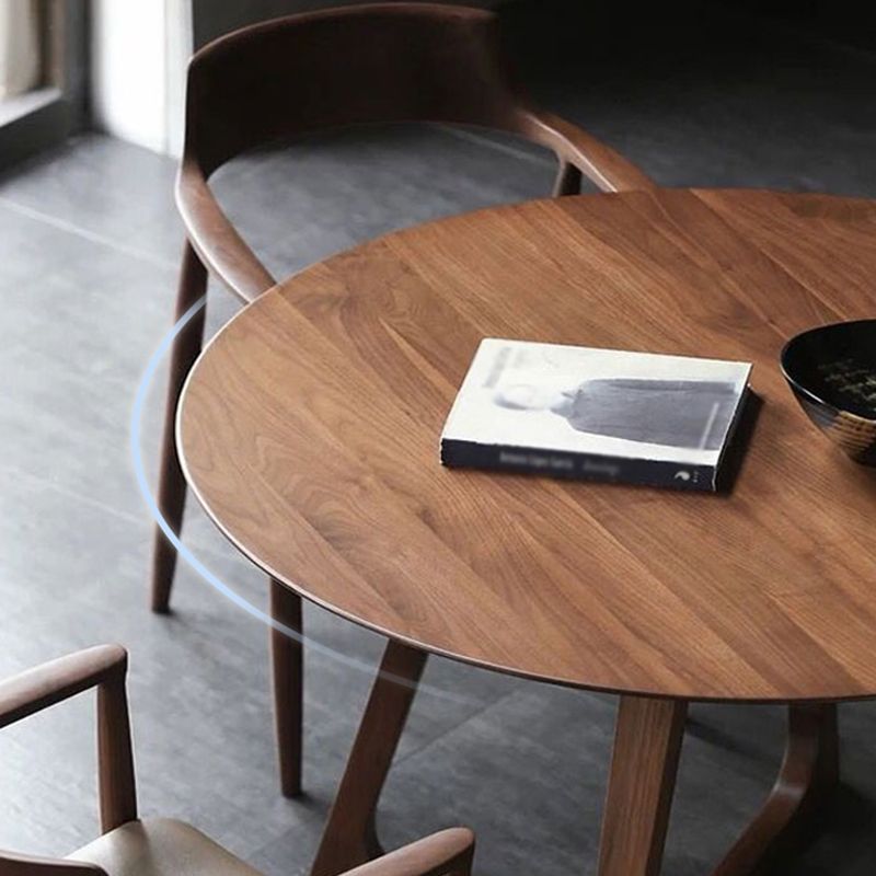 Ronde dubbele voetstuk eetplaats tafel eigentijdse stijl dinette tafel