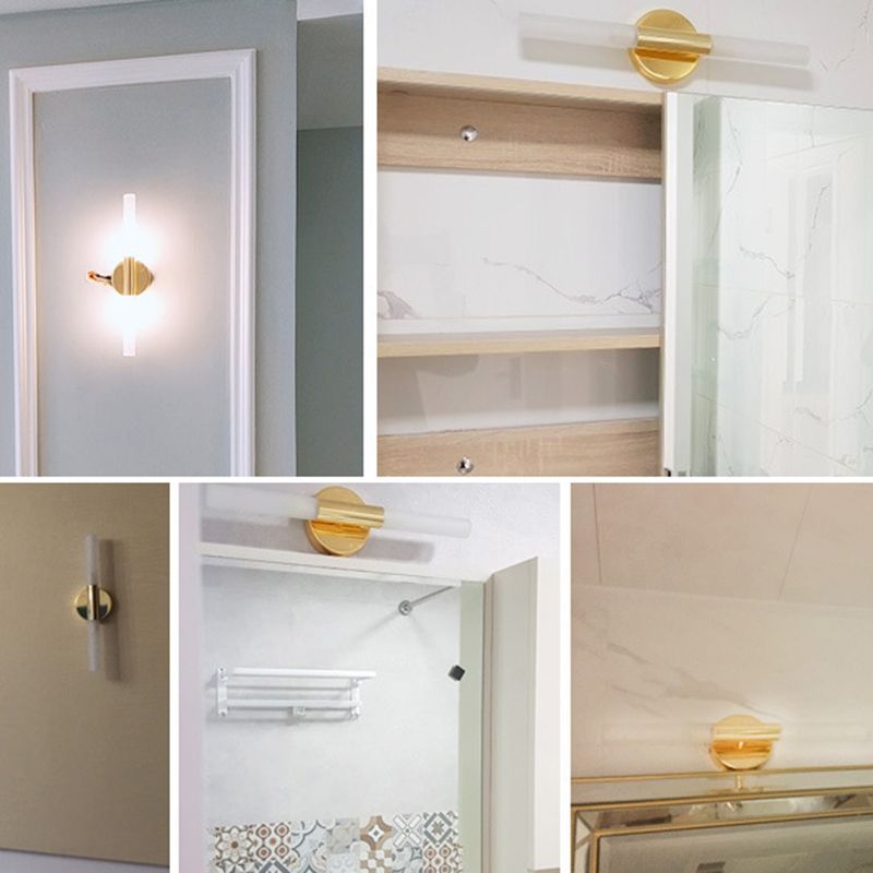 Contemporary Linear Wall Mounted Lights Metal Wall Mounted Lamp for Bedroom