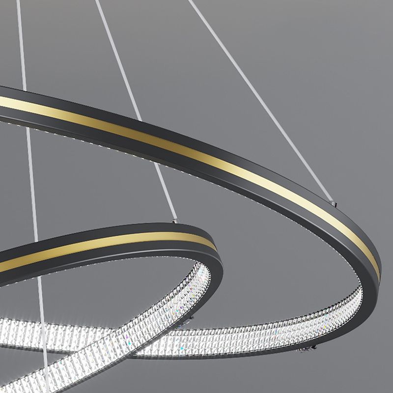 Multi-Tier Chandelier Light Fixture Modern Simplicity Acrylic Pendant Lighting for Restaurant