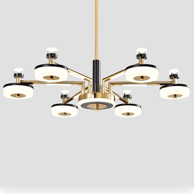 2 Bulbs Quantity Optional Modern Chandelier Pendant Light for Living Room Dining Room
