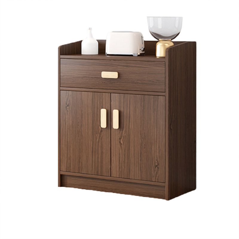 13.77" Wide Accent Chest with Drawer Contemporary Wood Chest with Door