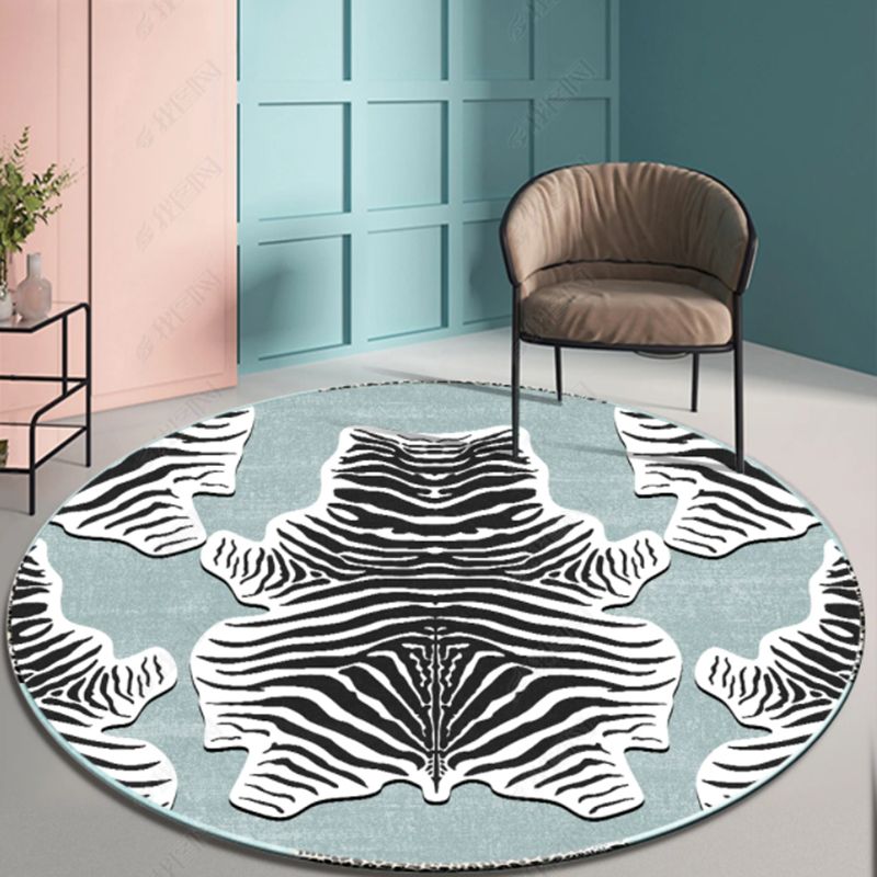 Fancy Modern Carpet Animal Pattern Polyester Area Tapijt Non-slip achterste tapijt voor thuisdecoratie