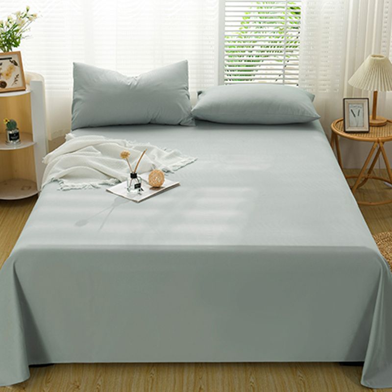 Cotton Bed Sheet Set Solid Color Modern Fitted Sheet for Bedroom