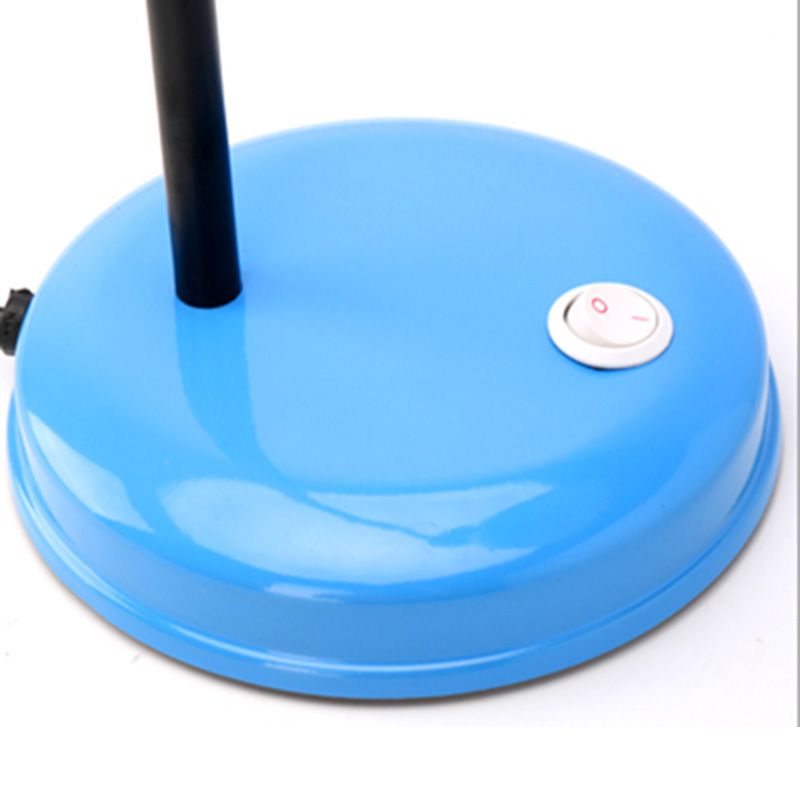 Minimalist Flexible Lernlampe Metall 1 Kopf Schlafzimmer Tischlicht mit Glockenschatten