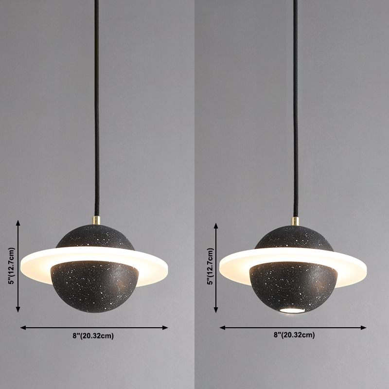 Creative Universe LED Pendant Light Simplicity Hanging Lamp for Bedroom Foyer