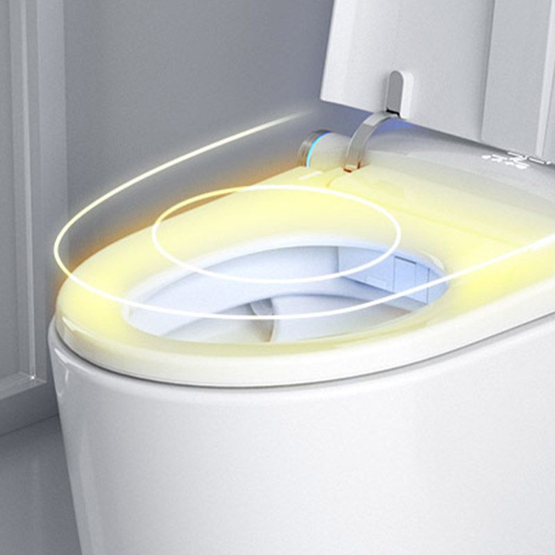 Modern 1-Piece Toilet Bowl In-Wall Urine Toilet with Slow Close Seat for Washroom
