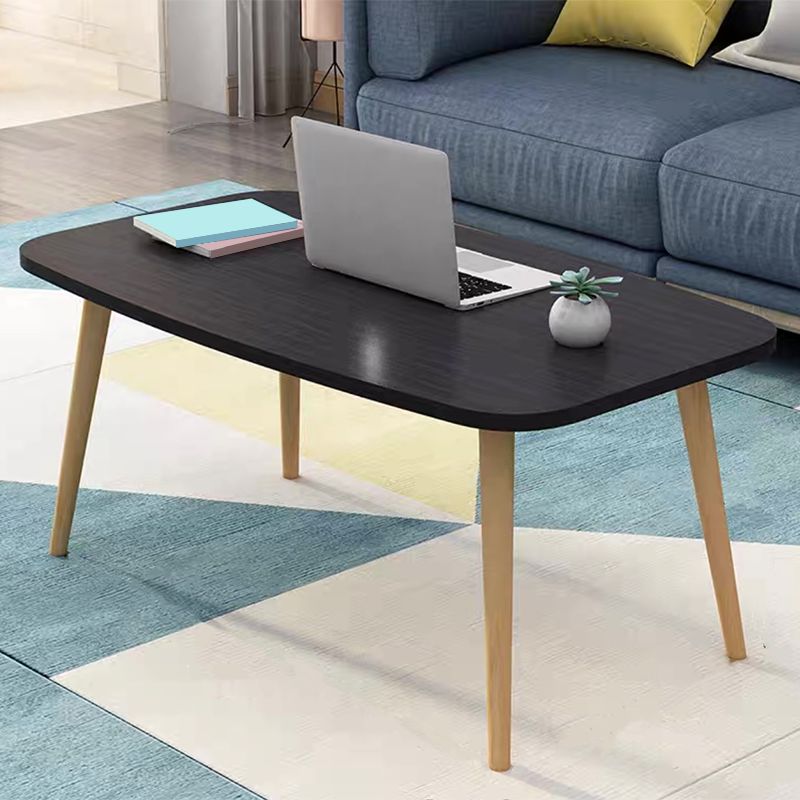 Modern Style Manufactured Wood Cocktail Table 4 Legs Coffee Table
