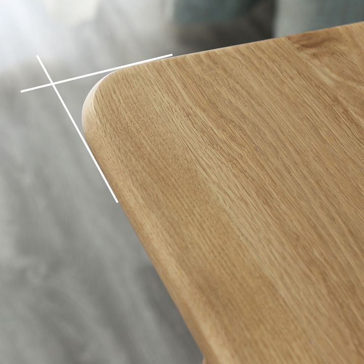 Collezione per sala da pranzo in legno in legno massiccio contemporaneo con 4 piedi