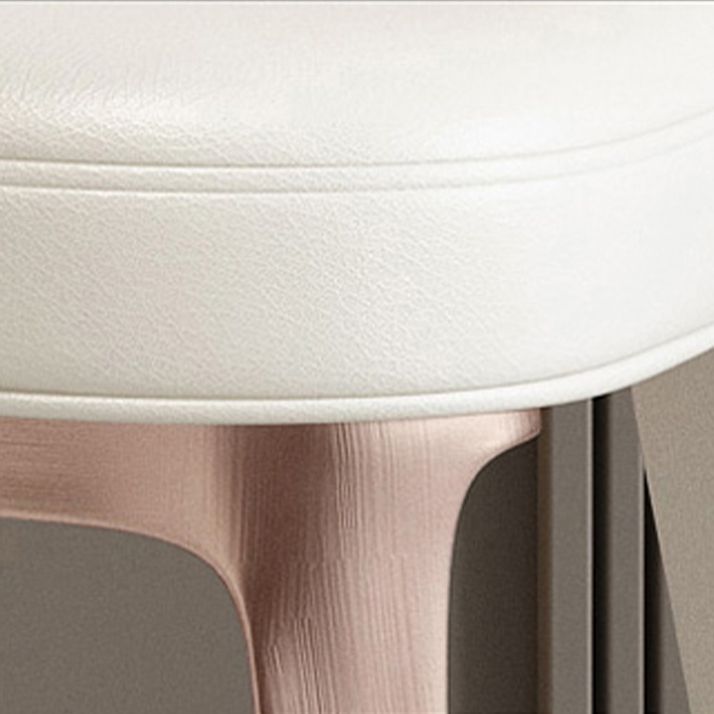 Nordic Style Metal Dining Chairs Leather Dining Parsons Chair for Restaurant Use