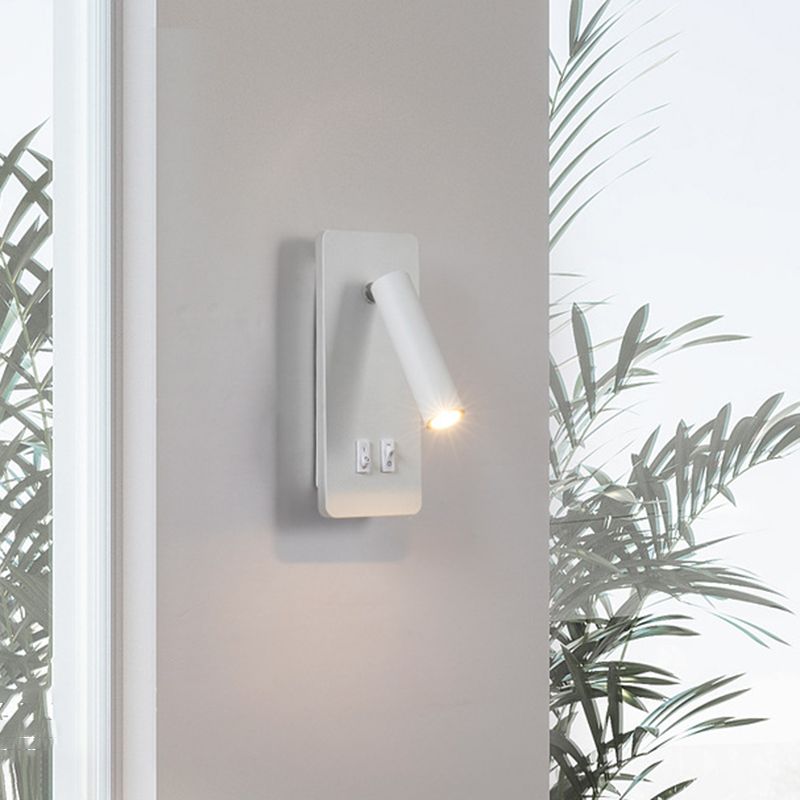 Nordic Style Metal Wall Light Geometry Reading Rotatable LED Wall Lamp for Bedroom
