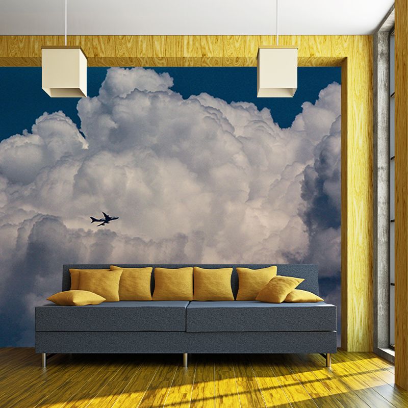 Beautiful Scenery Mural Sky Mildew Resistant for Kitchen Wall Decor