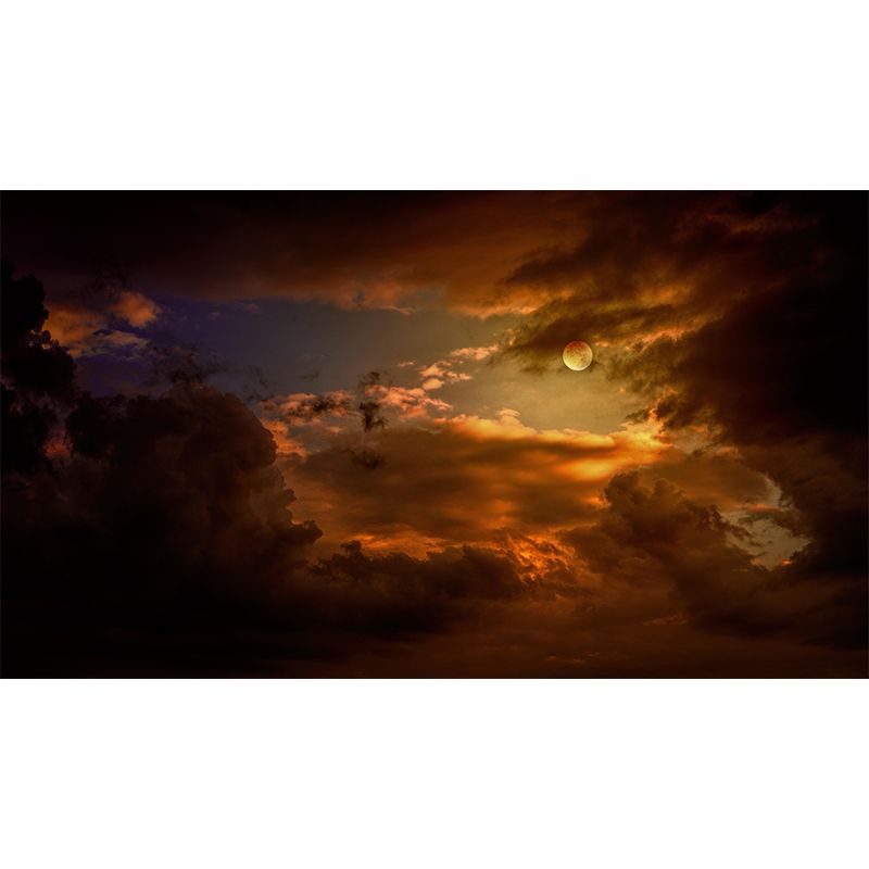 Customized Sky Landscapes Mural Wallpaper Horizontal Photography Home Decor for Home