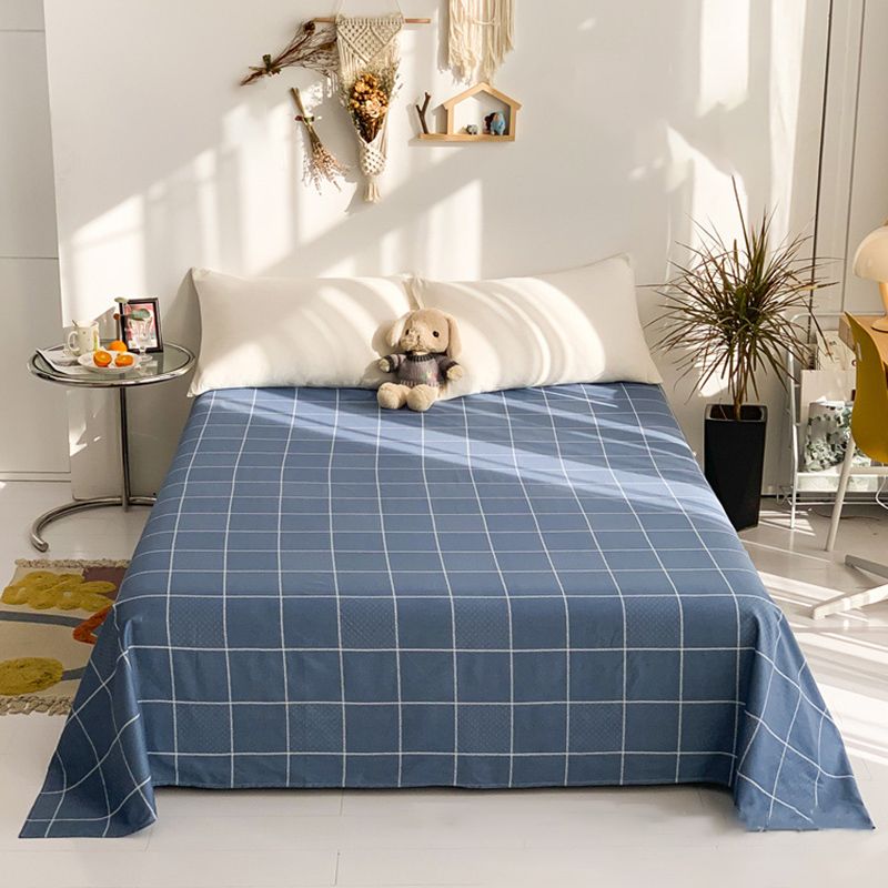 Cotton Twill 1-PC Bed Sheet Breathable Ultra Soft Fitted Sheet