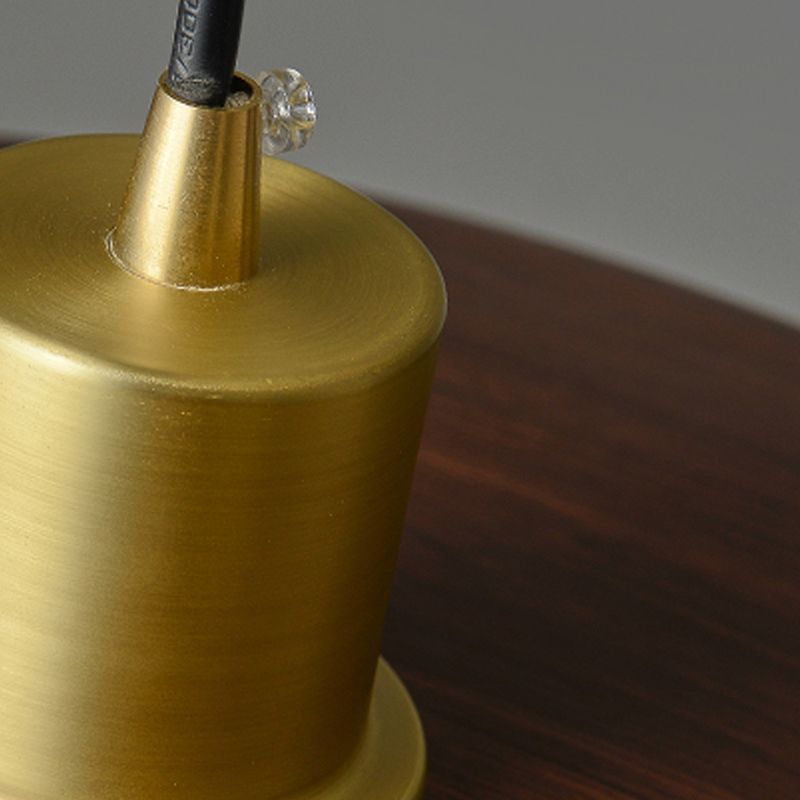 Metal Round Shape Hanging Light Modern Style 1-Light Hanging Light Mounted Fixtures