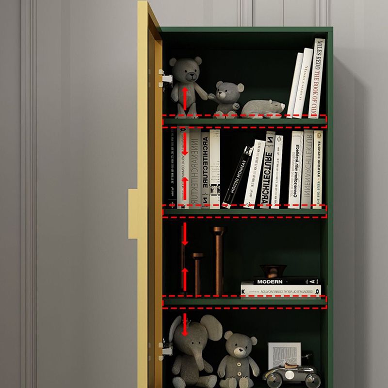 Rectangle Wood Accent Cabinet with 1 Door and 2 Drawer Contemporary Side Cabinet