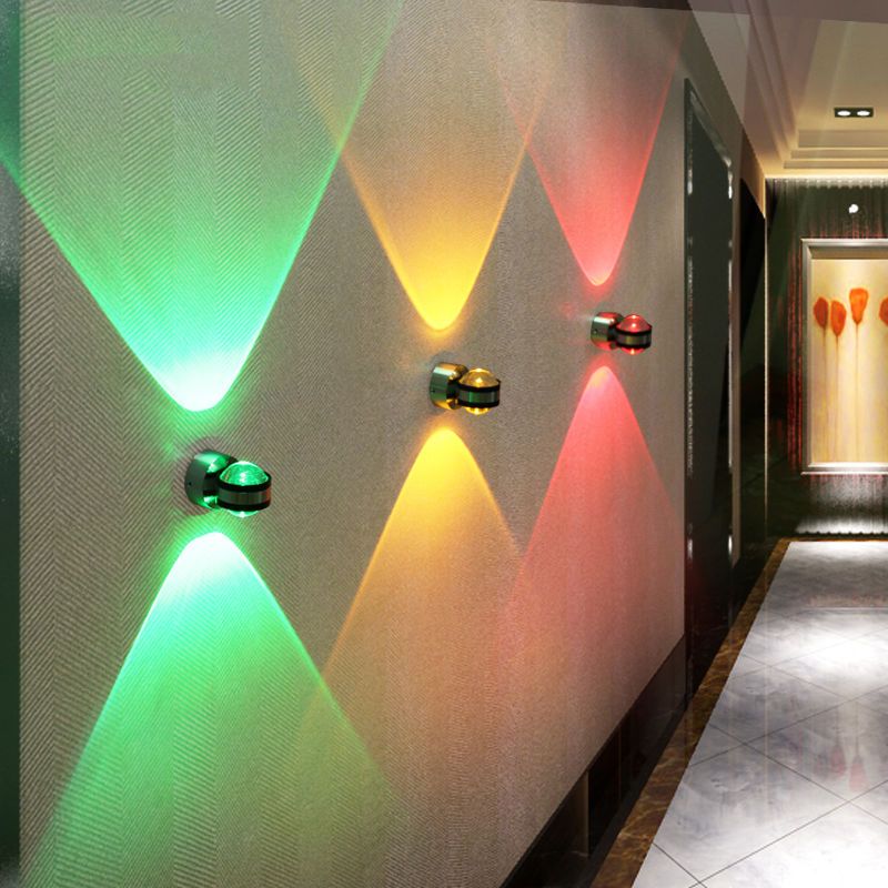 Silver Aluminium Modern Murce Murce Global LED Mur Murd Mounted for Hotel