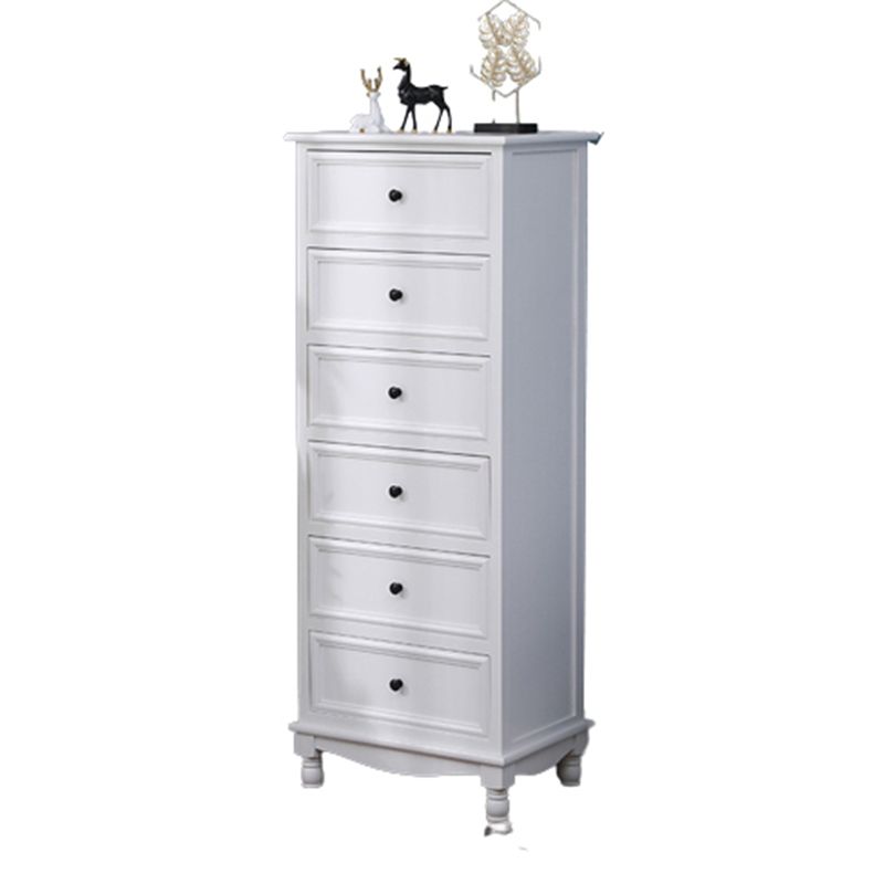 Contemporary Rectangle Accent Chest with Drawers 13.77" Wide Wood Chest