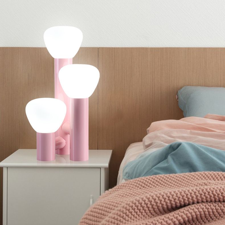 Geometry Table Lamps Modern Style Metal 3-Light Table Lights for Bedroom
