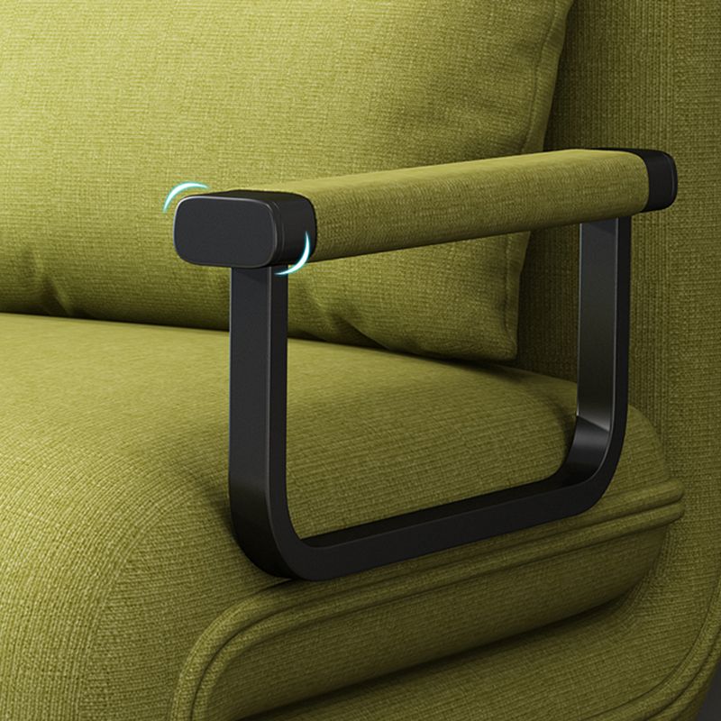 26" Wide Scandinavian Sleeper Sofa Futon Fabric Foldable Sleeper Sofa