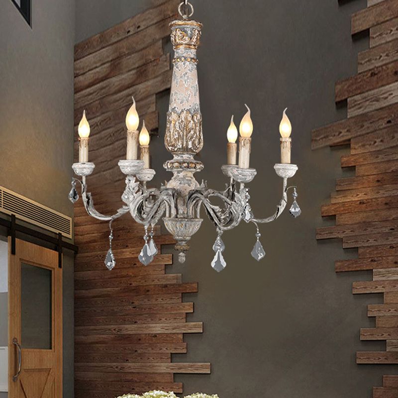 Nordic Starburst suspendu en bois de lustre suspendu 6