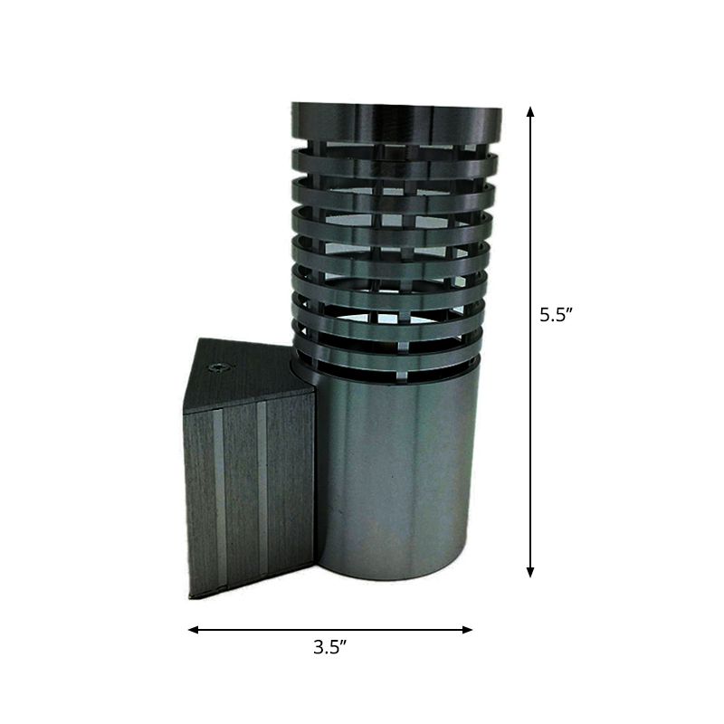 Kit de lampe murale tubulaire en aluminium Modern Chrome Finition LED Ponce pour fête, bleu / jaune / feu rouge