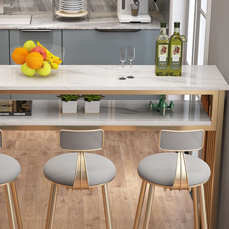 Modern Style Wood Bar Stool Table Rectangle Bar Table for Cafe