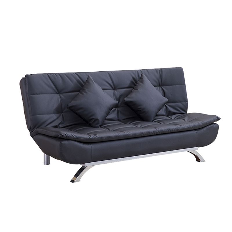Kunstleder modernes Sofa armloses 33 -Zoll -Sofa für Wohnzimmer
