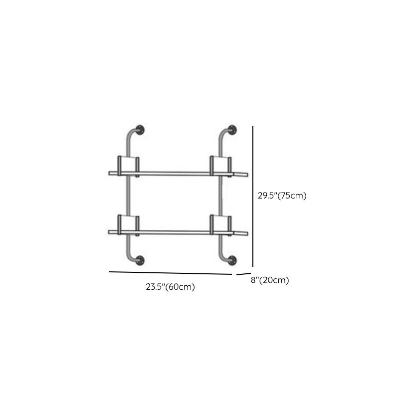 Glam Engineered Wood Bookshelf Floating White Closed Back Bookcase