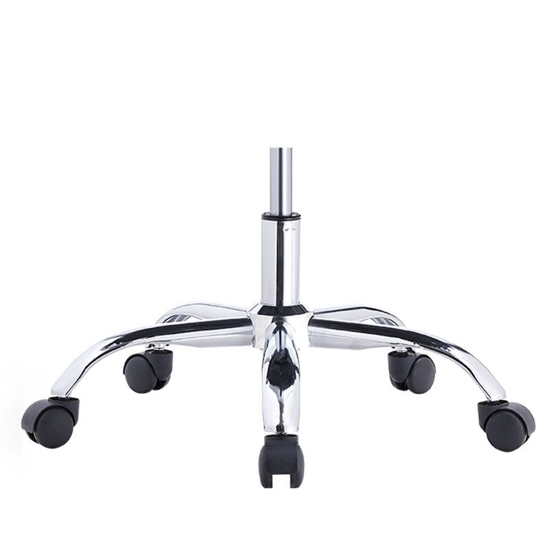 Modern Fixed Arms Desk Chair Lumbar Support Steel Office Chair